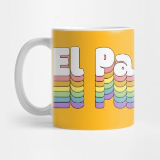 El Paso, TX // Retro Typography Design Mug